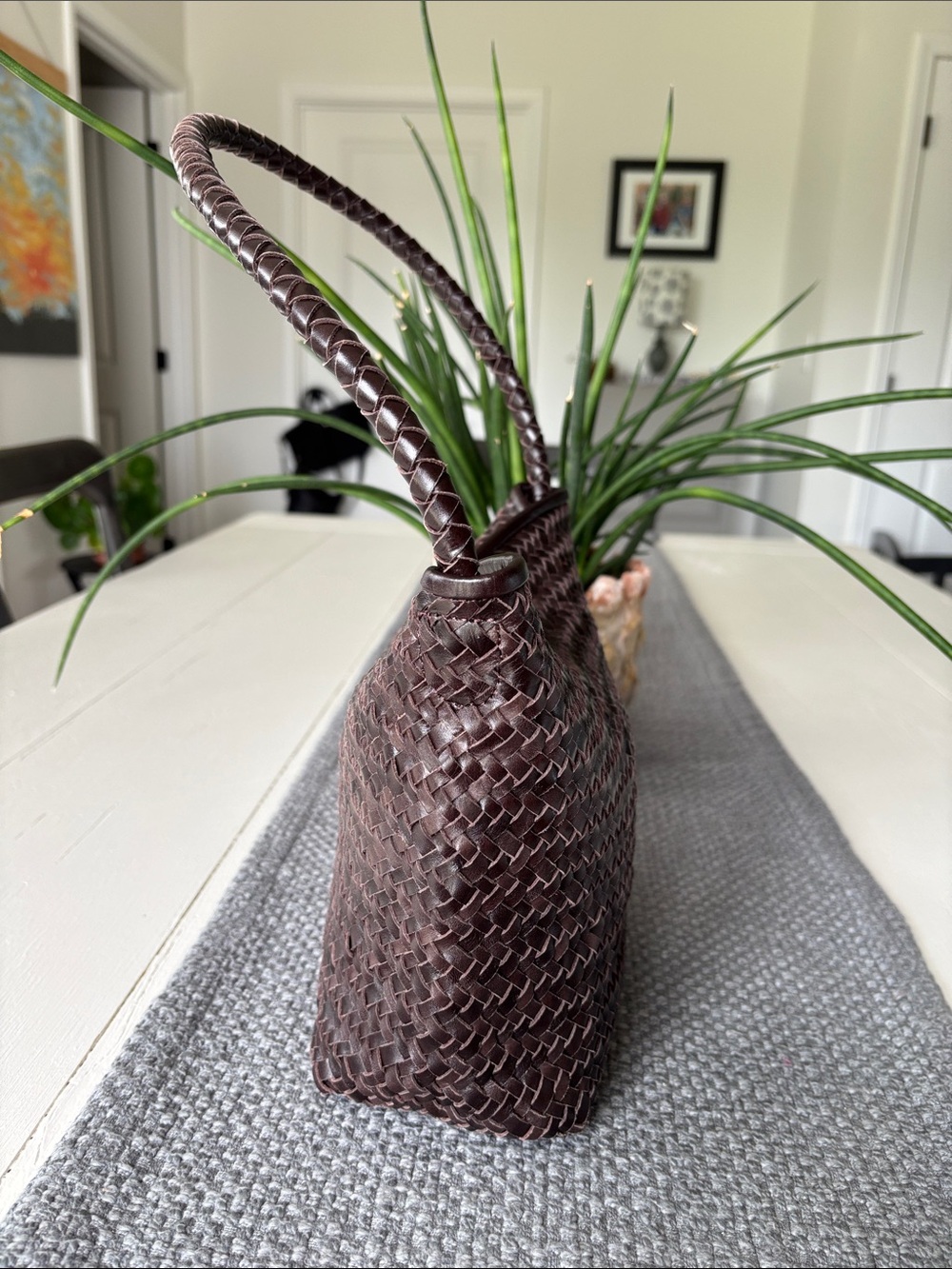 Madewell Signature Woven Shoulder Bag in Coffee Bean - Picture 4 of 7